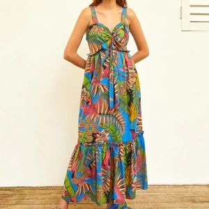 FARM RIO TOTALLY TUIUIU HALTER MAXI